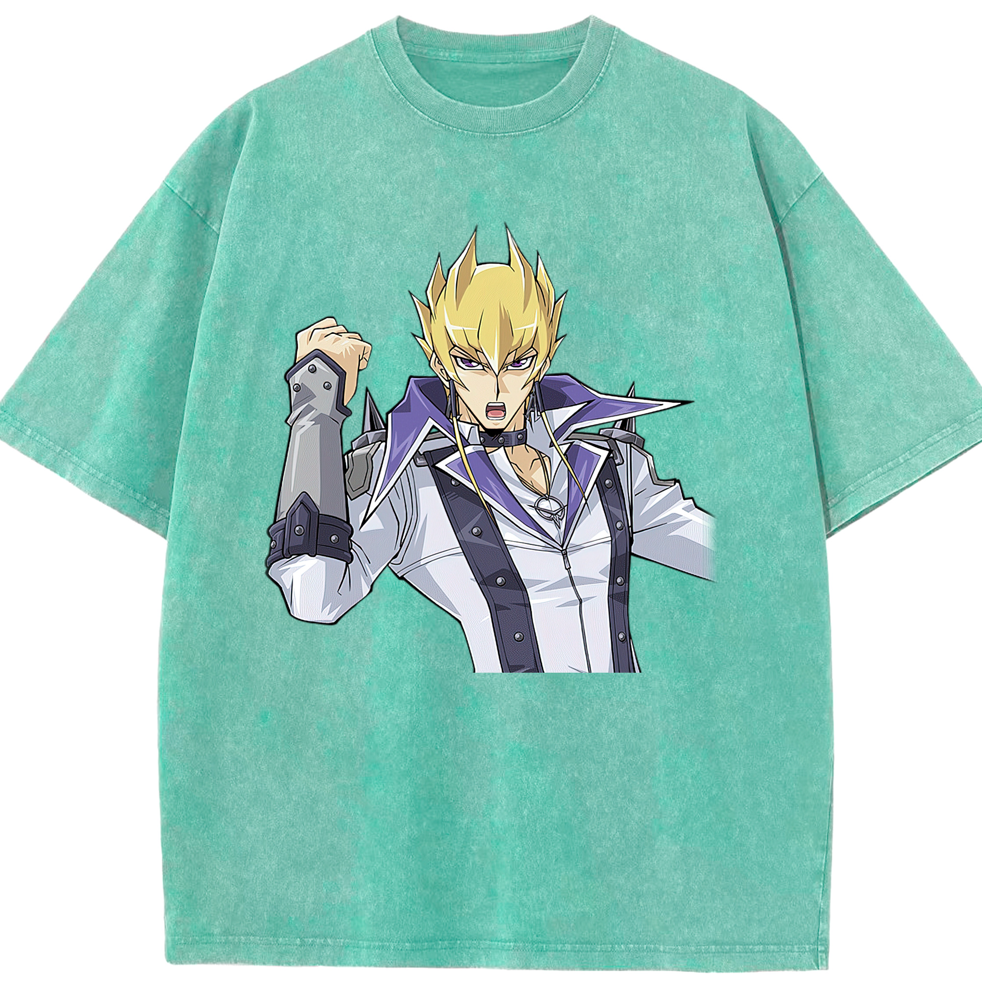 （画像用） 遊☆戯☆王 Yu-Gi-Oh! 綿100% ヴィンテージ風 半袖Tシャツ（フロントプリント）